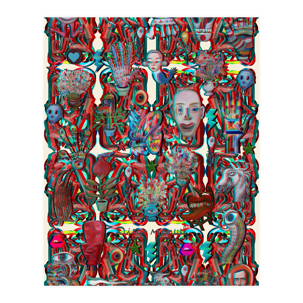 Formas 14 34 3d And Pop (Print Only)