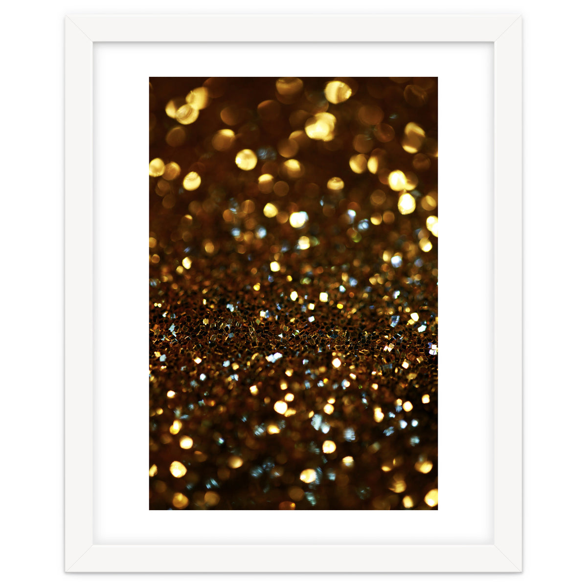 Golden glitter