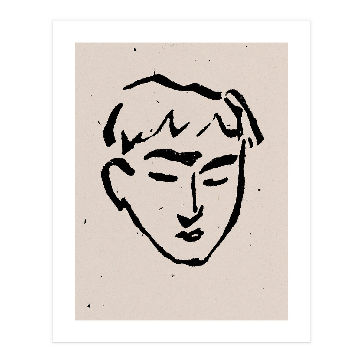 Man, study (Print Only)