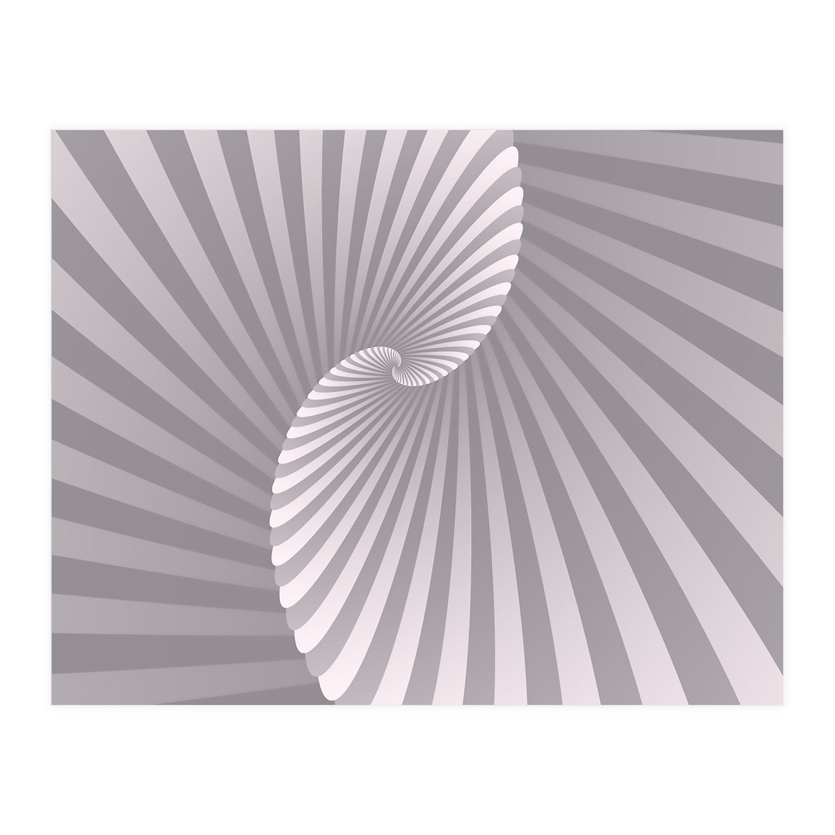 Abstract Retro Spiral (Print Only)
