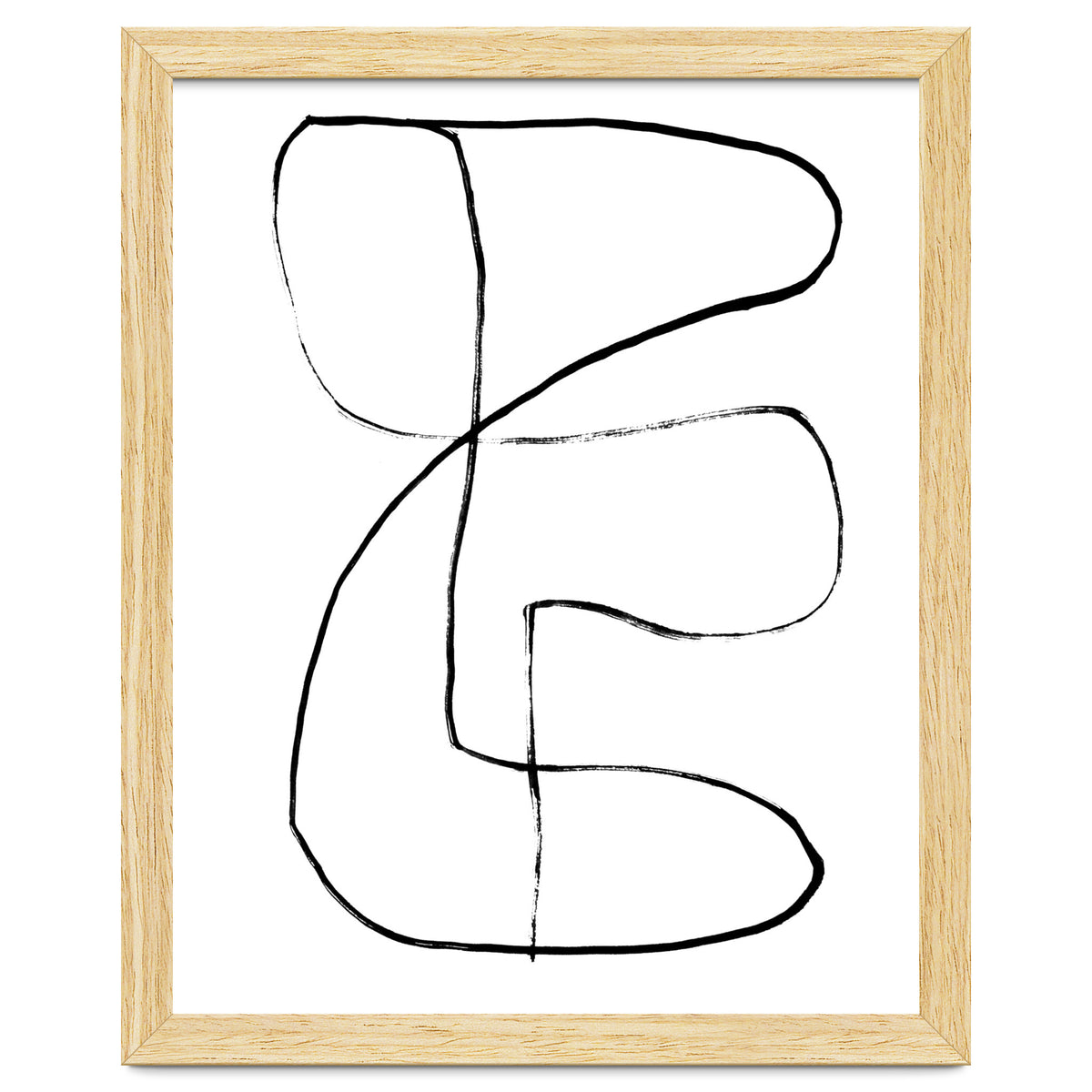 Mid-Century Line Art Print #1