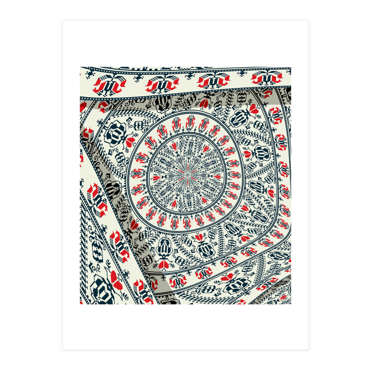 Romanian embroidery background 5 (Print Only)