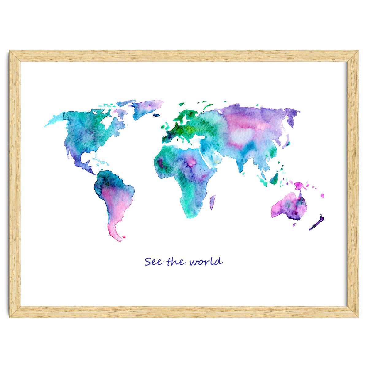 See the world || watercolor