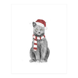 Xmas Cat (Print Only) thumbnail