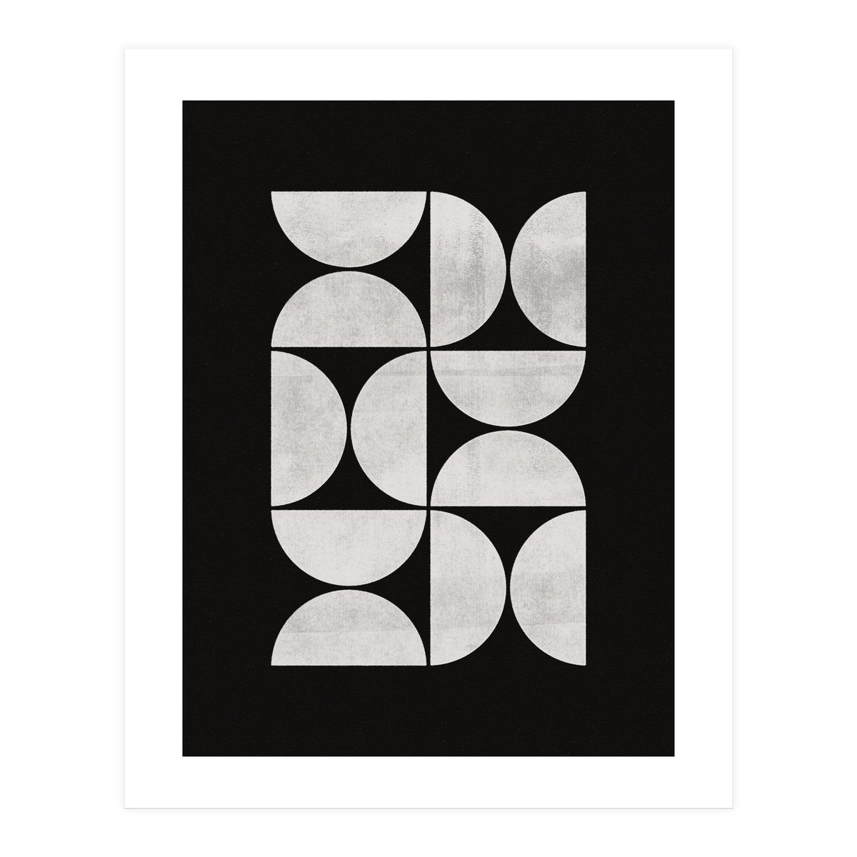 Mid-Century Modern No.31 - Woodblock Print (Print Only)