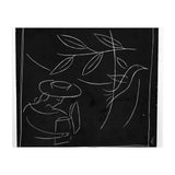 Woman With Bird And Book (Print Only) thumbnail