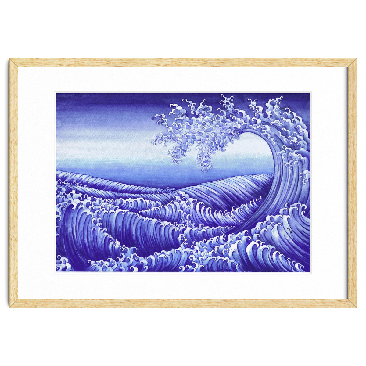 Turbulent Water Triptych part 3