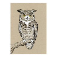 Great horned owl (Print Only)