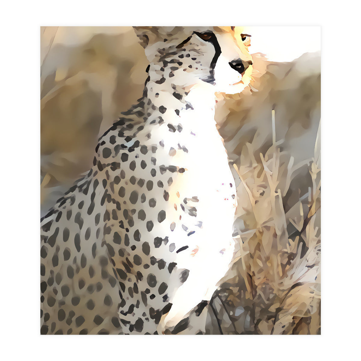 Guardian Cheetah (Print Only)