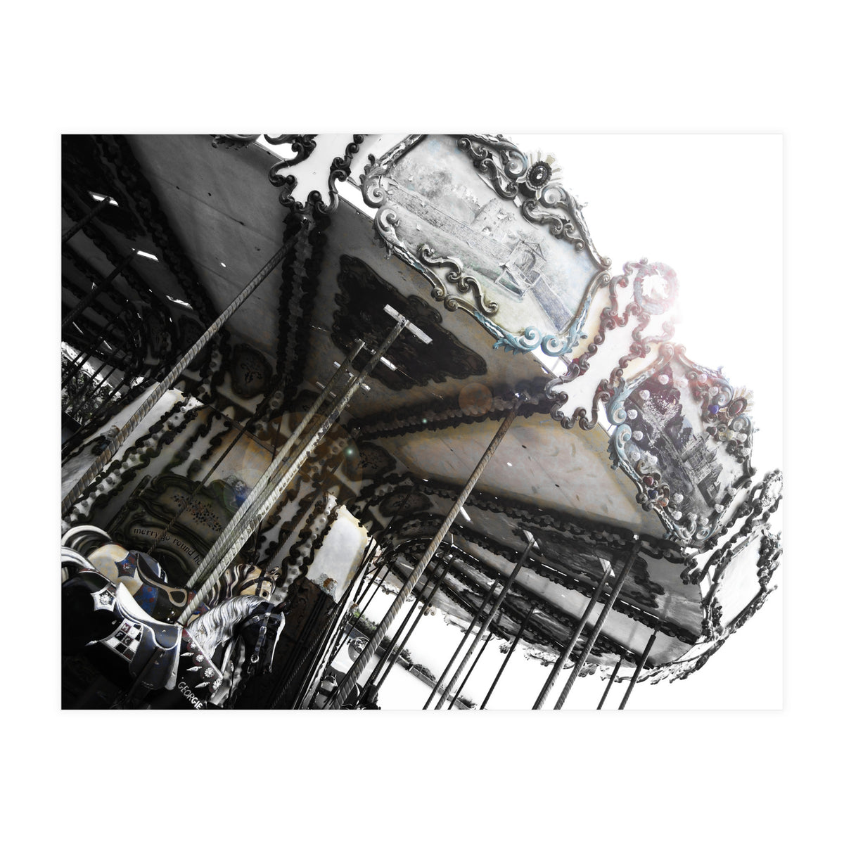 Vintage Carousel Fair Ride (Print Only)