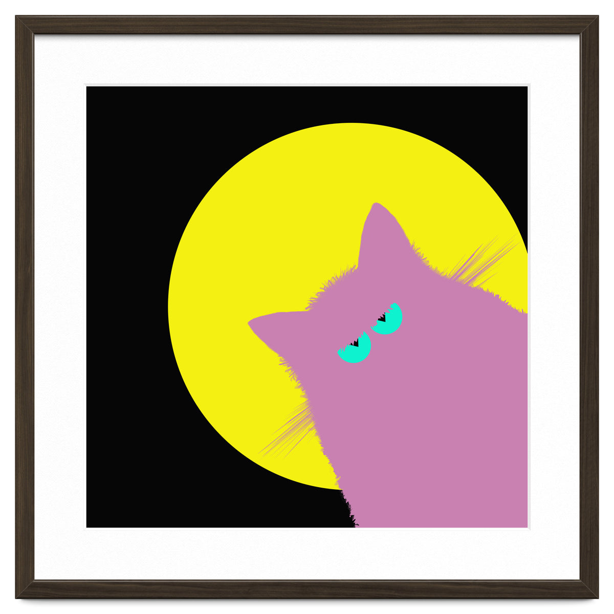 Full Moon Lilac Cat