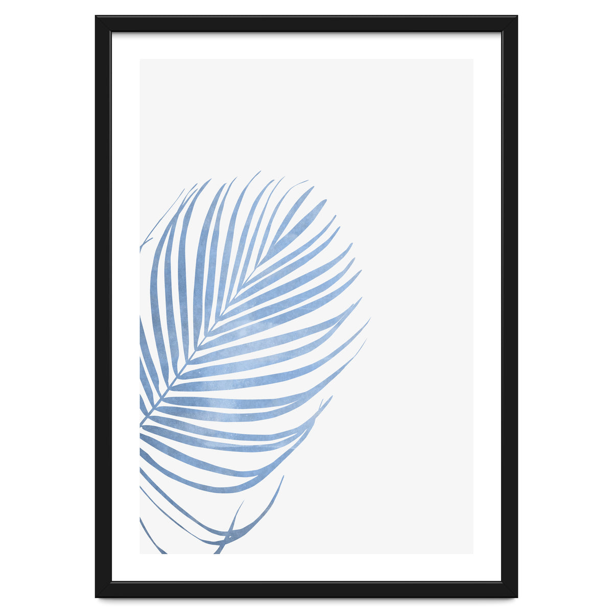 Blue Palm Leaf