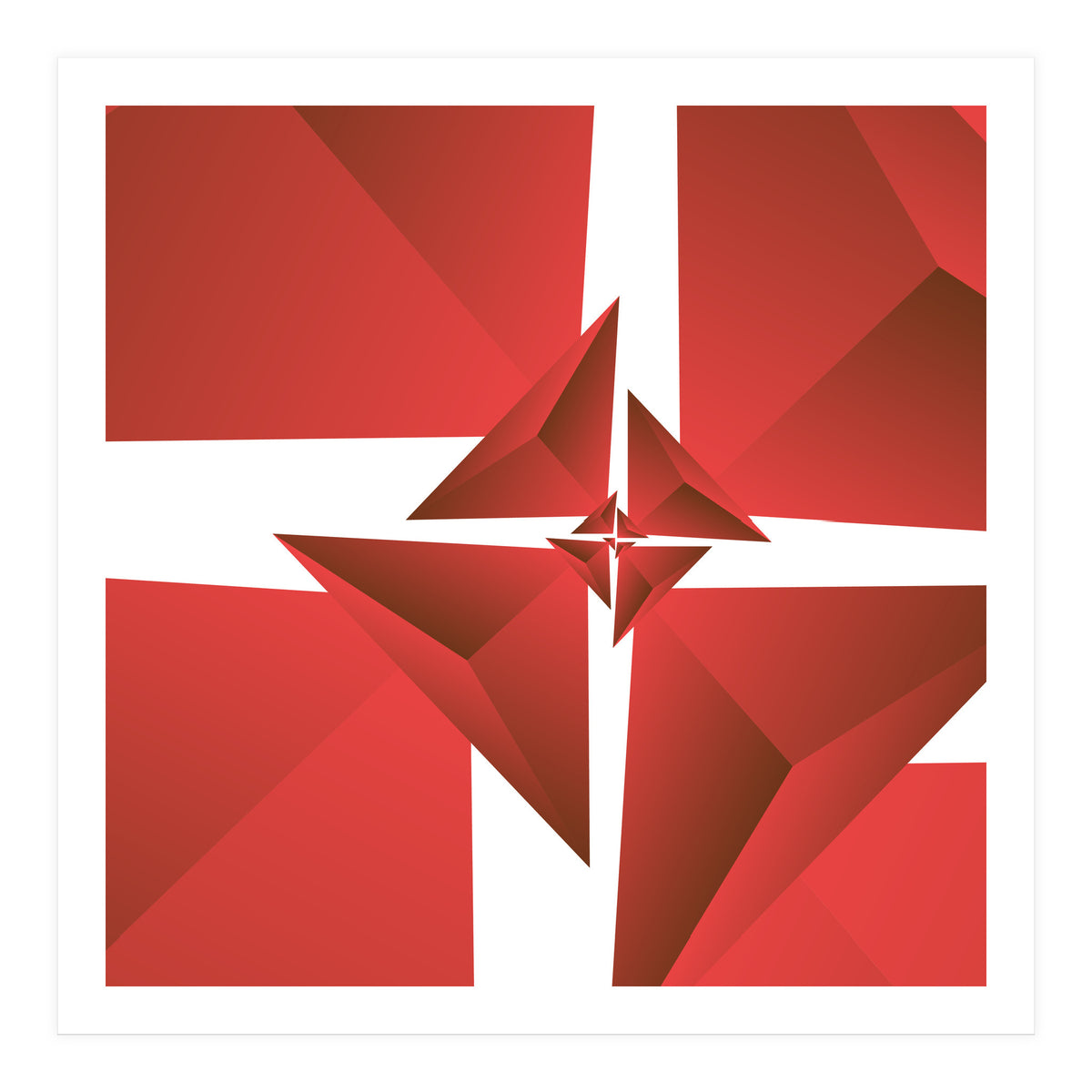 Trendy Triangle Pattern (Print Only)