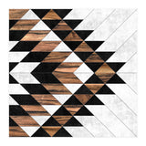 Urban Tribal Pattern No.9 - Concrete and Wood (Print Only) thumbnail