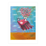Mantel Rojo Y Viento (Print Only) thumbnail