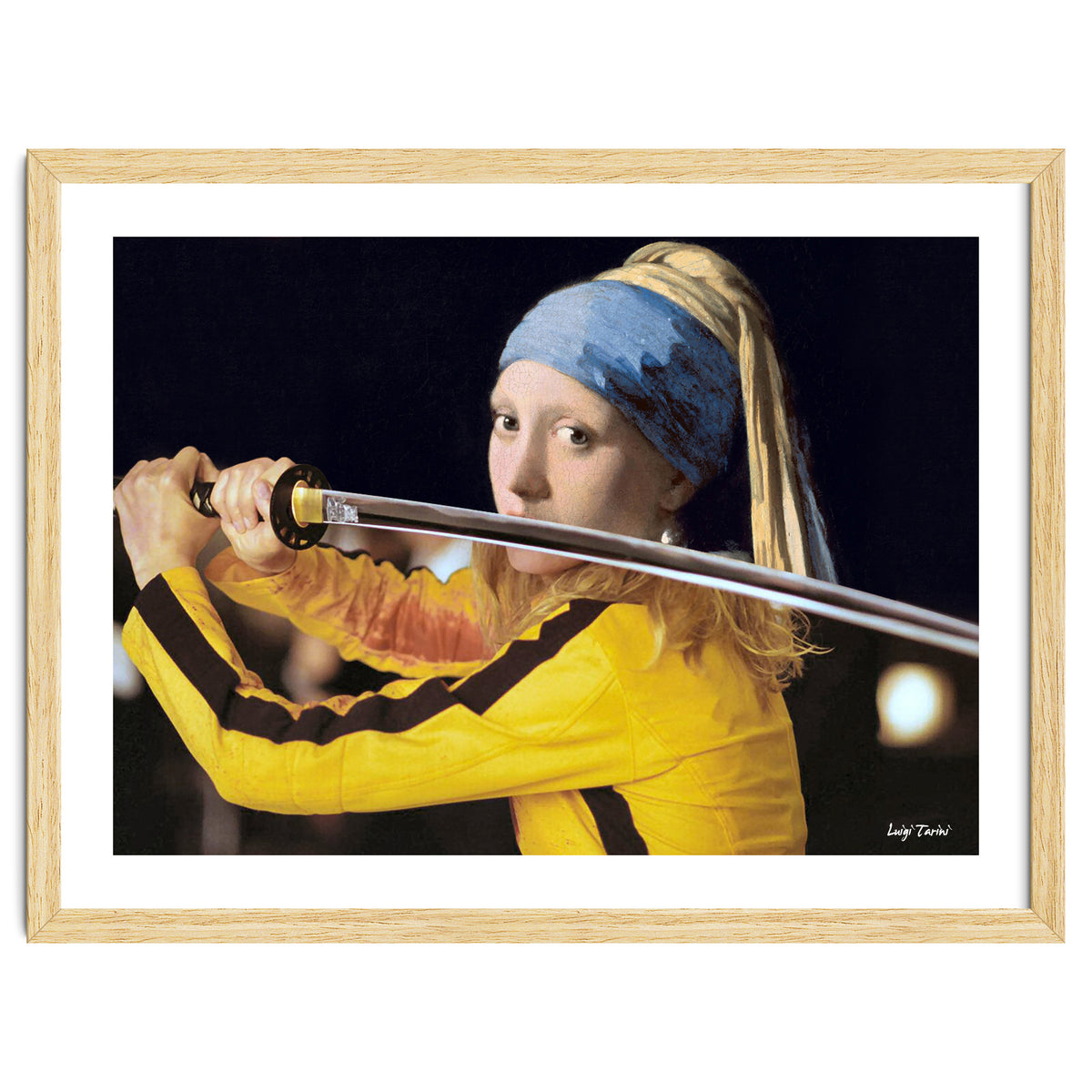 Vermeer's Girl with a Pearl Earring & Beatrix Kiddo From Kill Bill