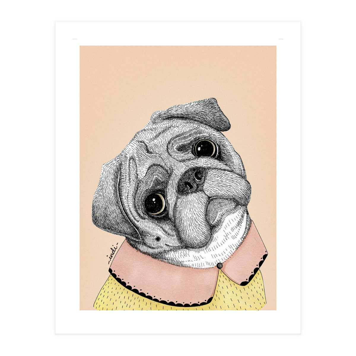 Pug (Print Only)