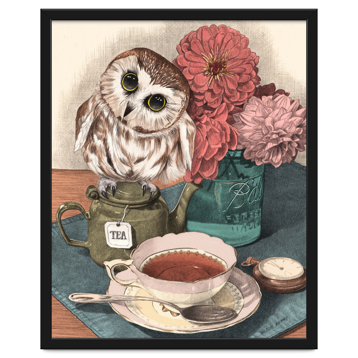 Sweet Little Tea Owl