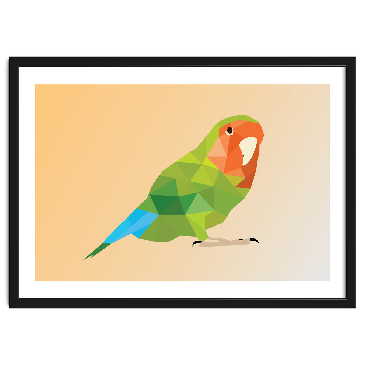 Parrot Low Poly Art