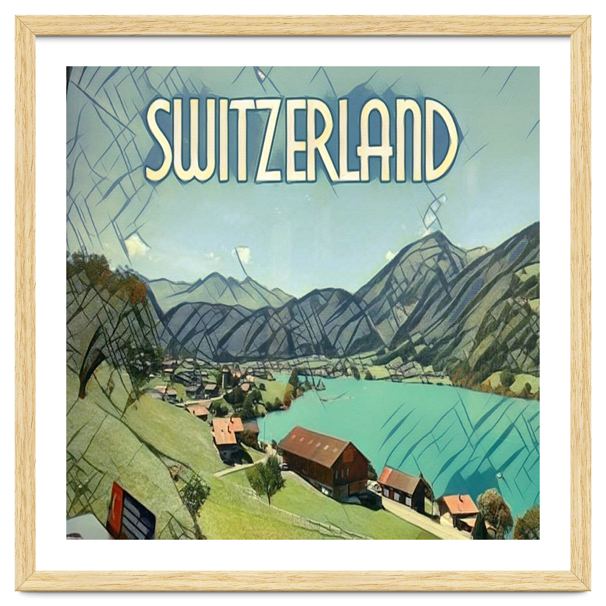 Lake Lungern, Switzerland.