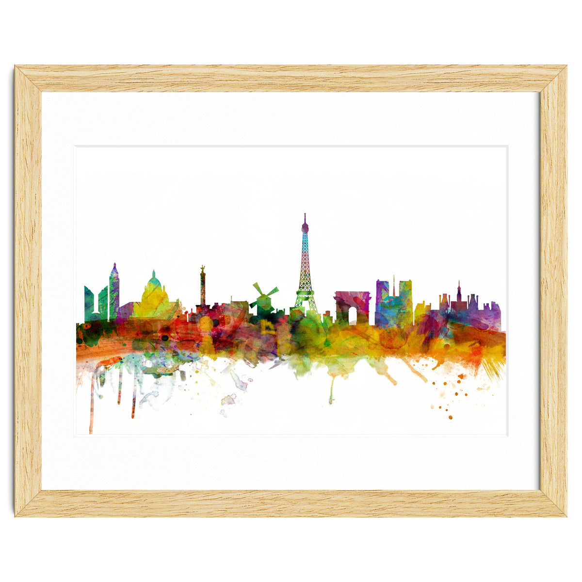 Paris France Skyline