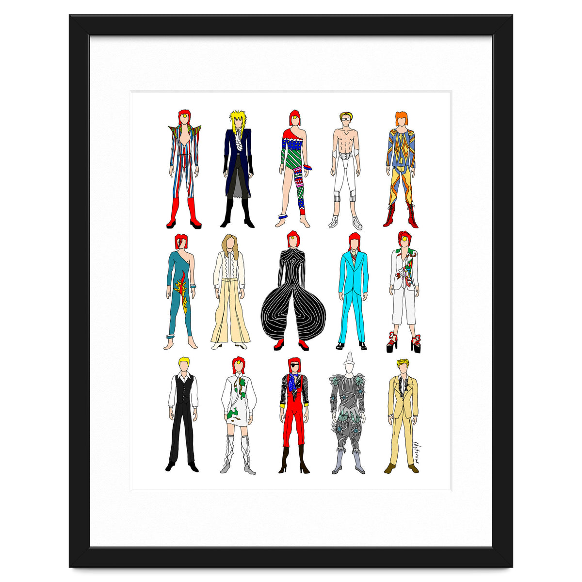 Outfits of Bowie Fashion