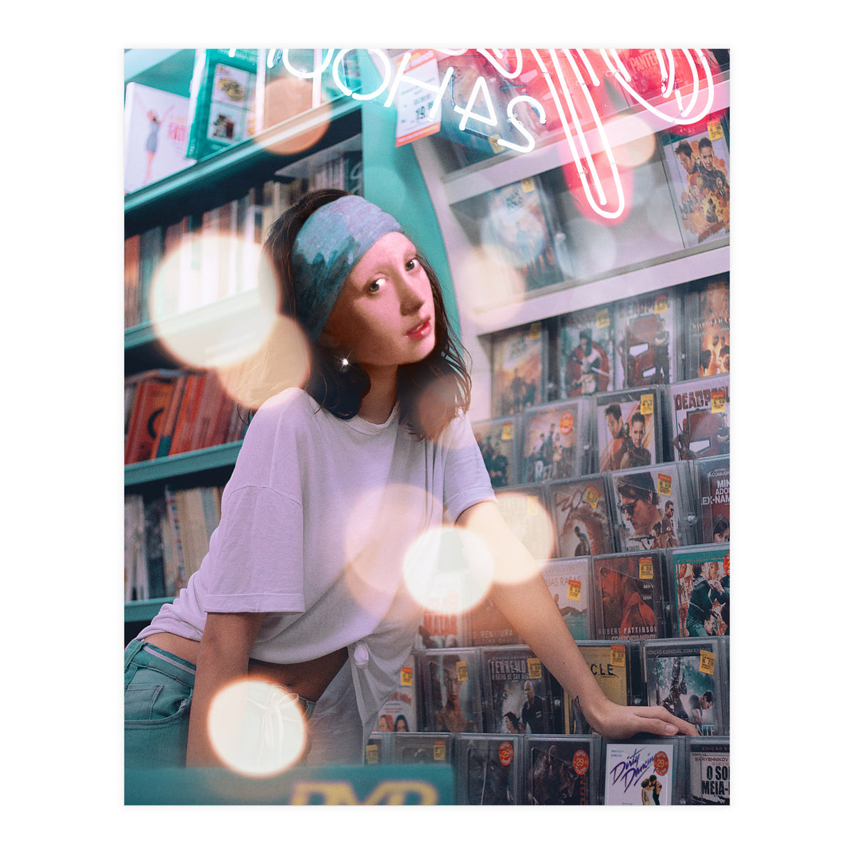 The Girl At The Video Store (Print Only)