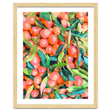 Fruit Garden, Tropical Forest Botanical Painting, Plants Vintage Nature thumbnail