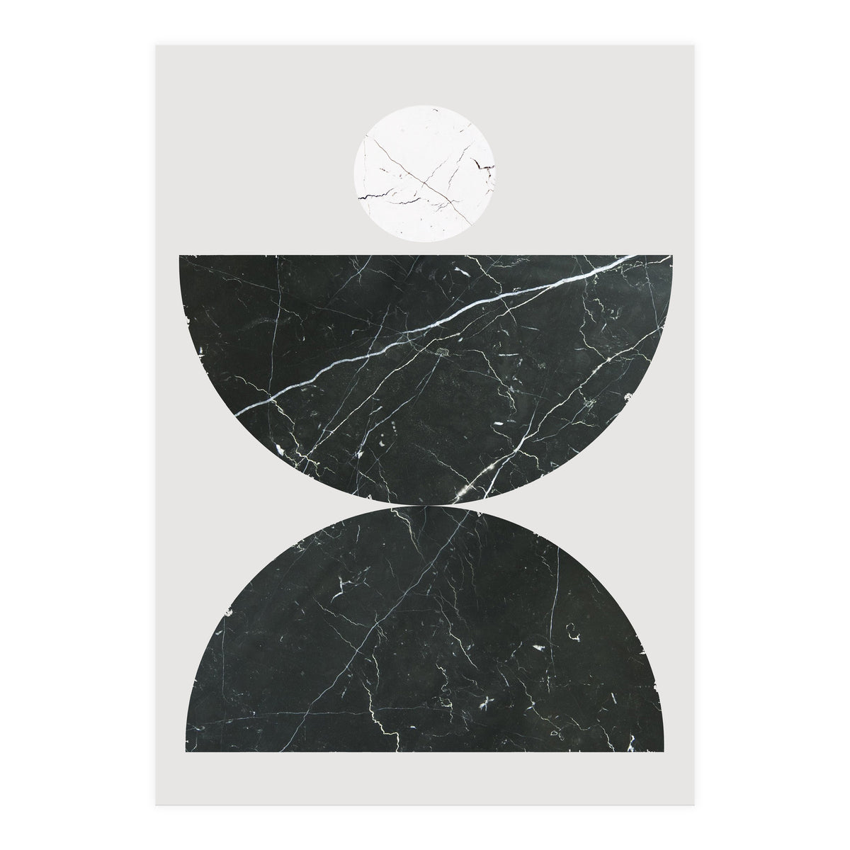 Black & White Marble (Print Only)