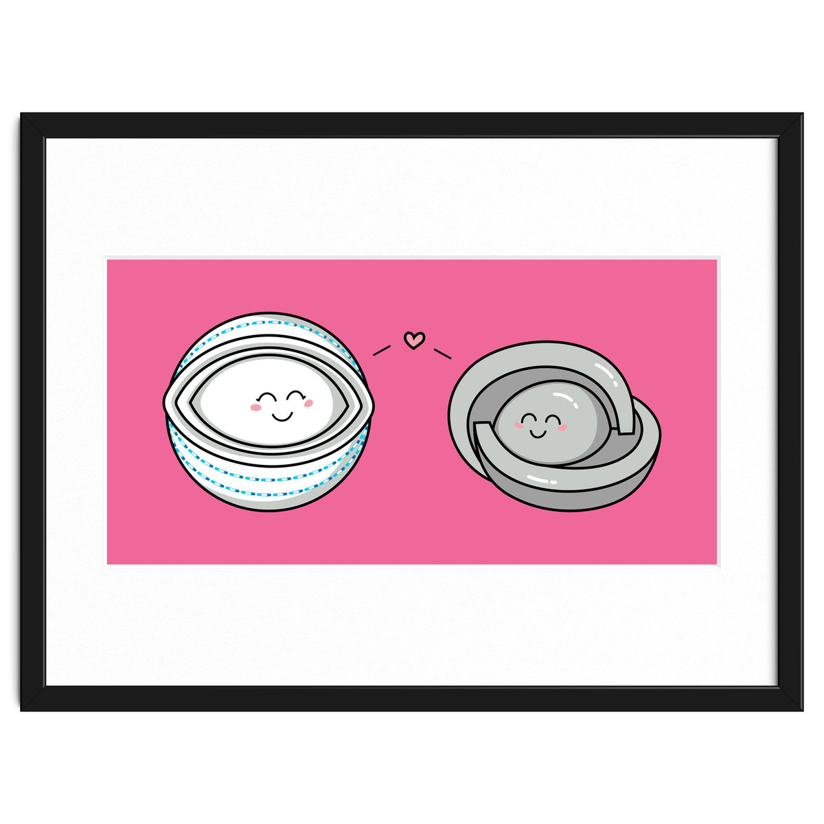 Kawaii Cute Timeless Mothership and Lifeboat Time Machines