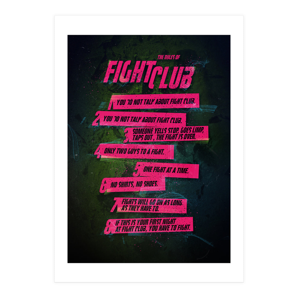 Fight Club Rules (Print Only)