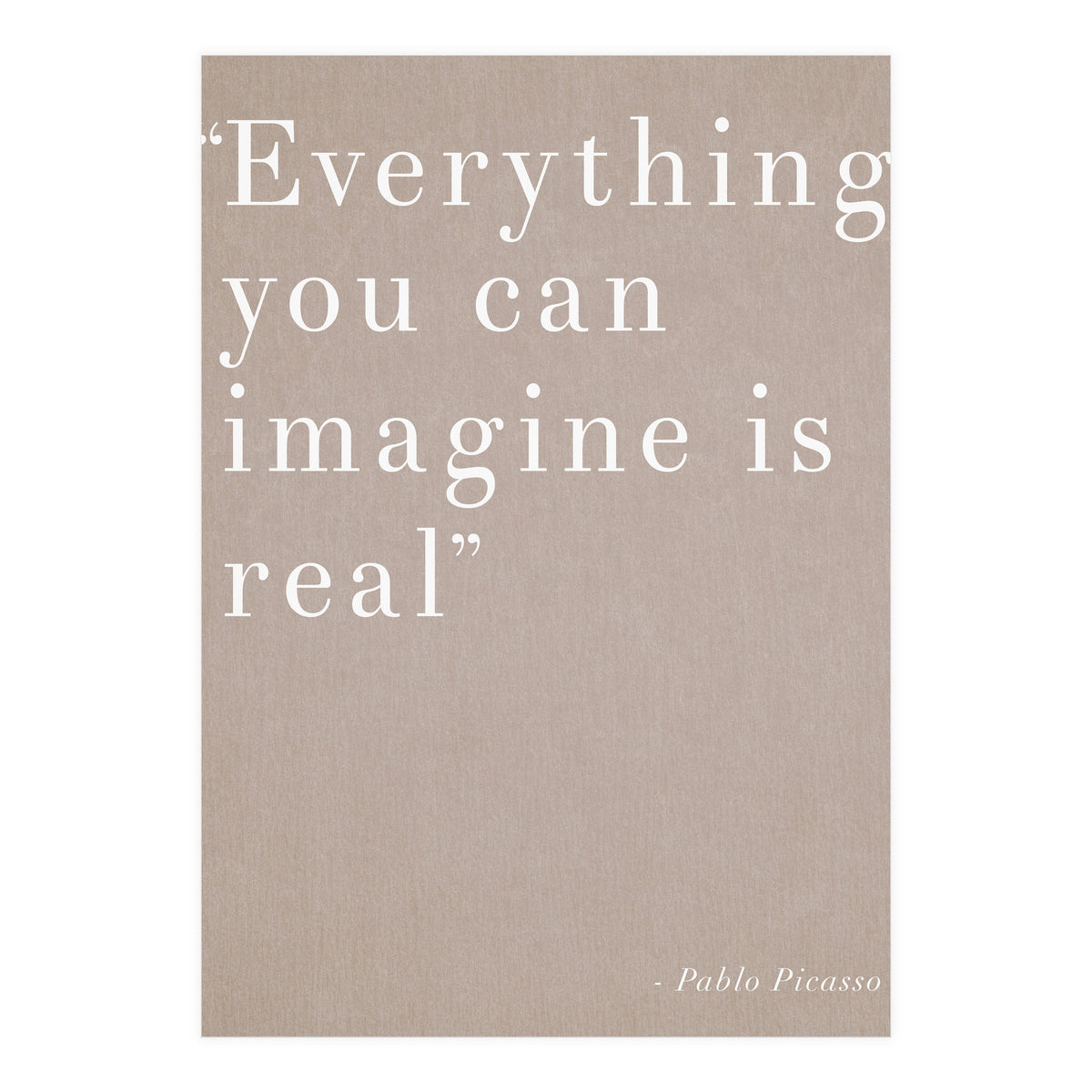 Everything You Can Imagine By Picasso (Print Only)
