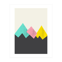 Pastel Mountains III (Print Only)