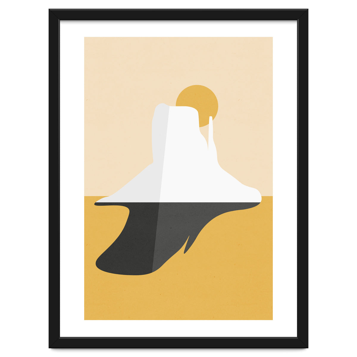 Abstract Mesa - Golden Desert