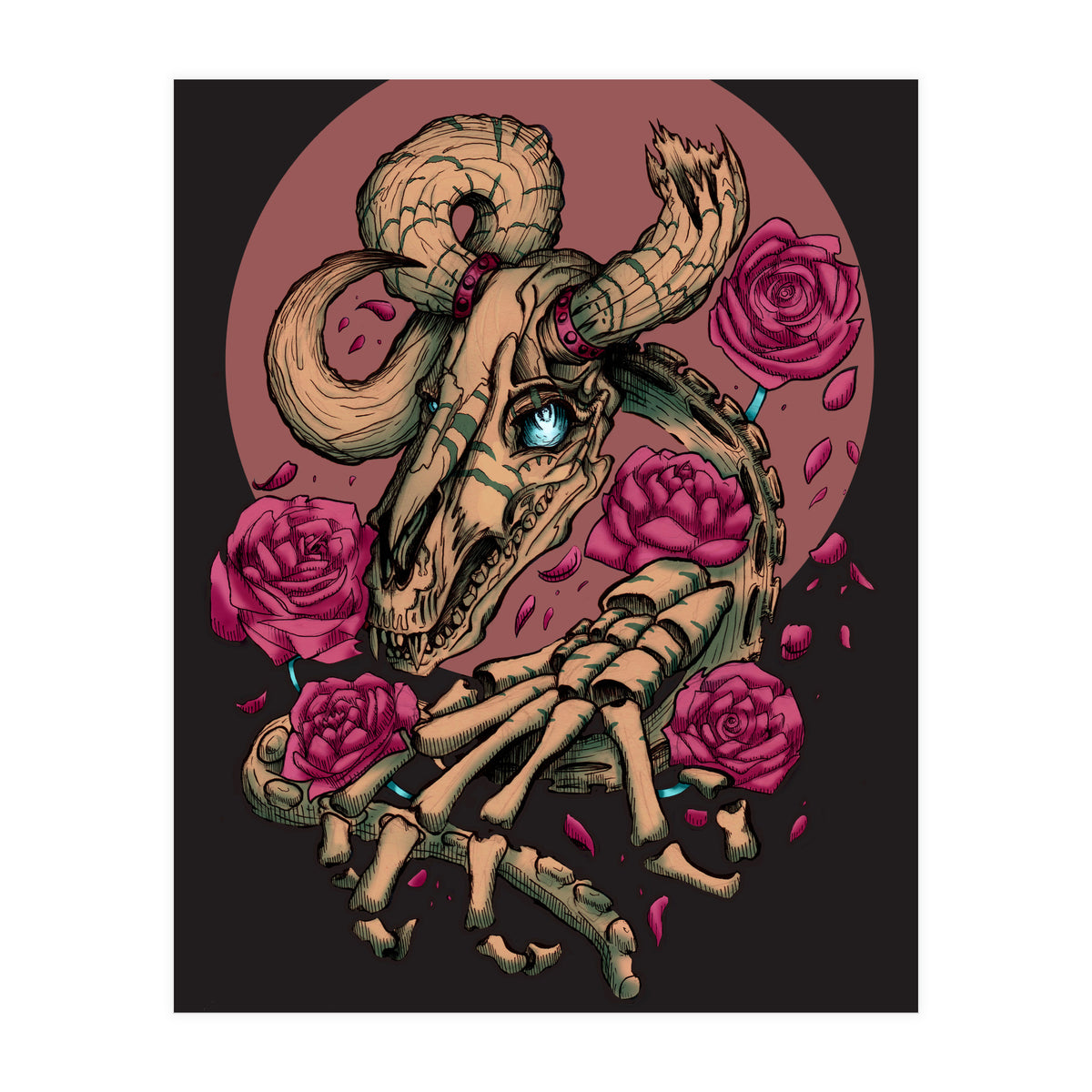 Risen with Roses (Print Only)