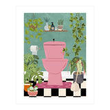 Botanical Loo in Jungle Bathroom (Print Only) thumbnail