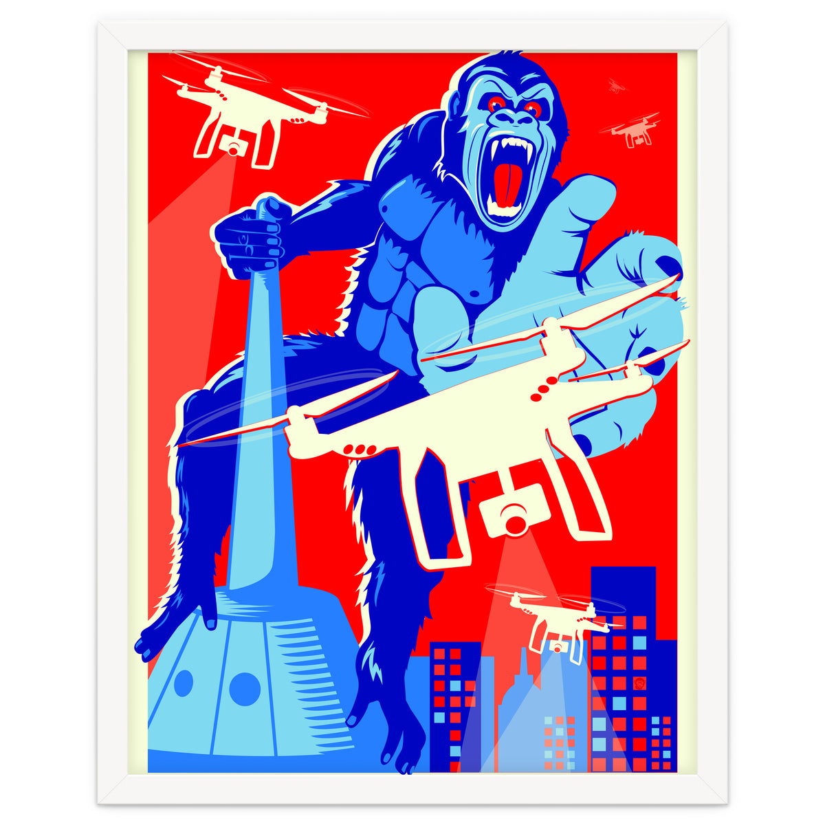 King Kong vs Drones