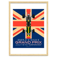 British Grand Prix poster