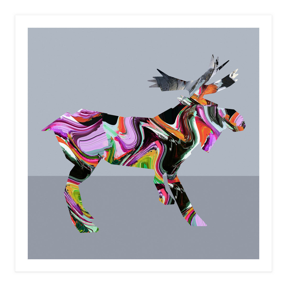 Crazy Ab Moose (Print Only)