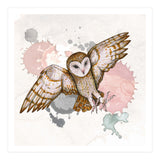 Attacking barn owl (Print Only) thumbnail