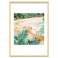 Beach Weekend | Pastel Ocean Sea Tropical Travel | Scenic Sand Palm People Boho Vacation