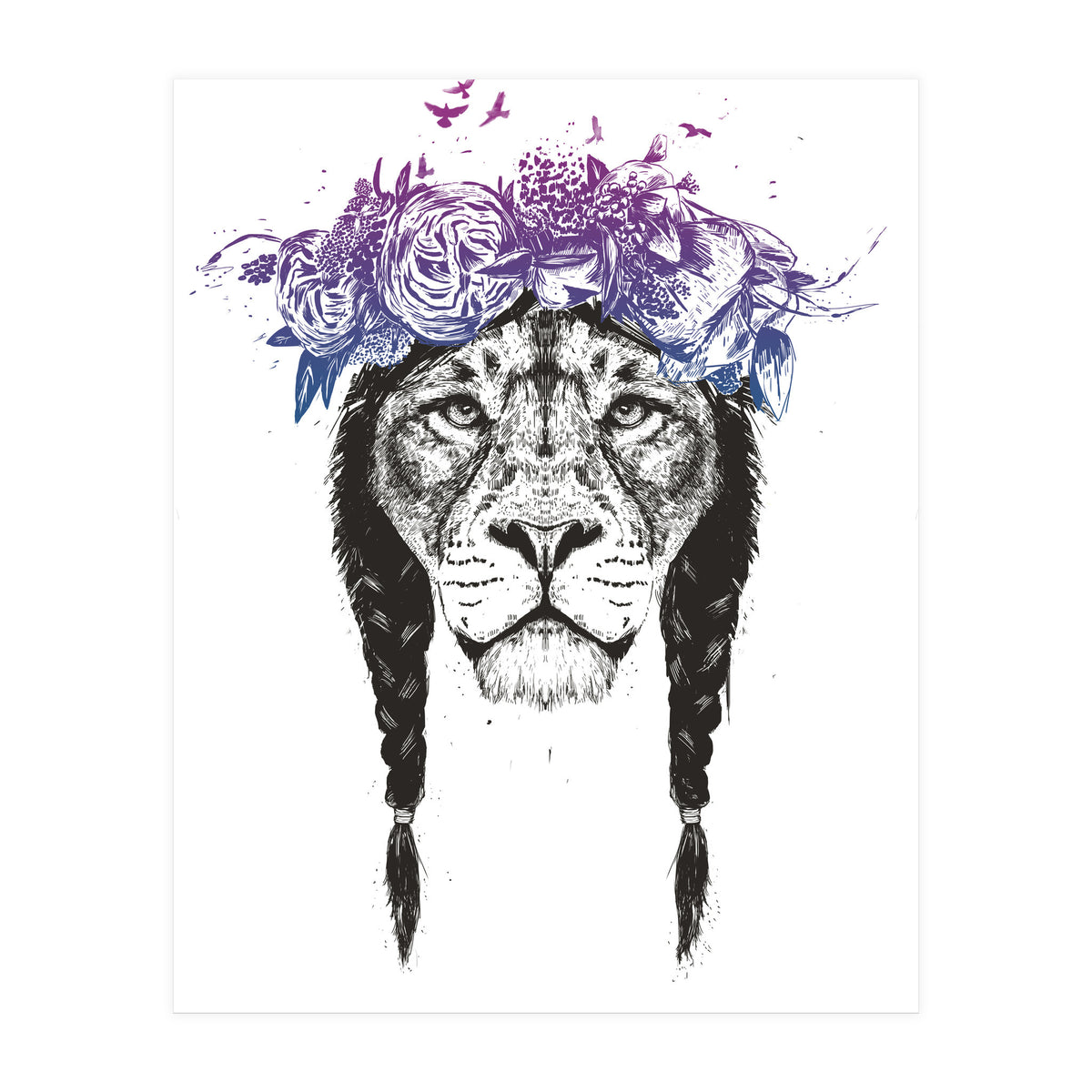 King Of Lion (Print Only)