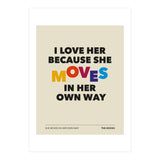 The Kooks  -She Moves In Her Own Way (Print Only) thumbnail