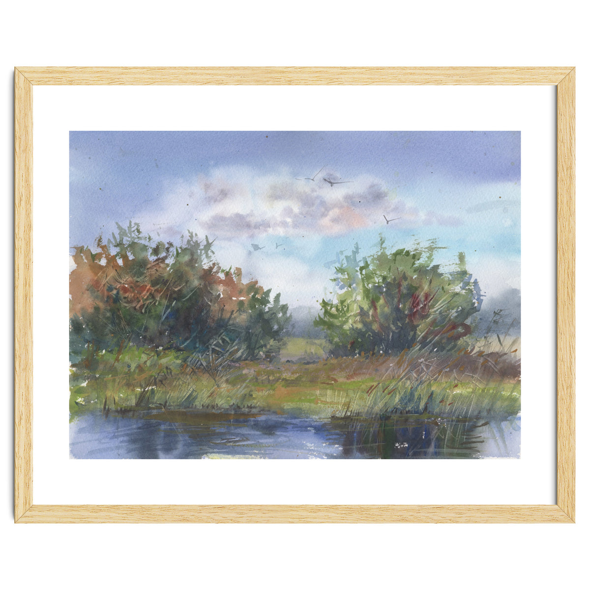 Watercolor Landscape Painting