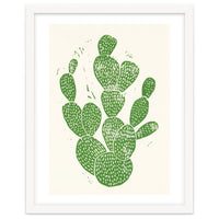 Linocut Cacti #1