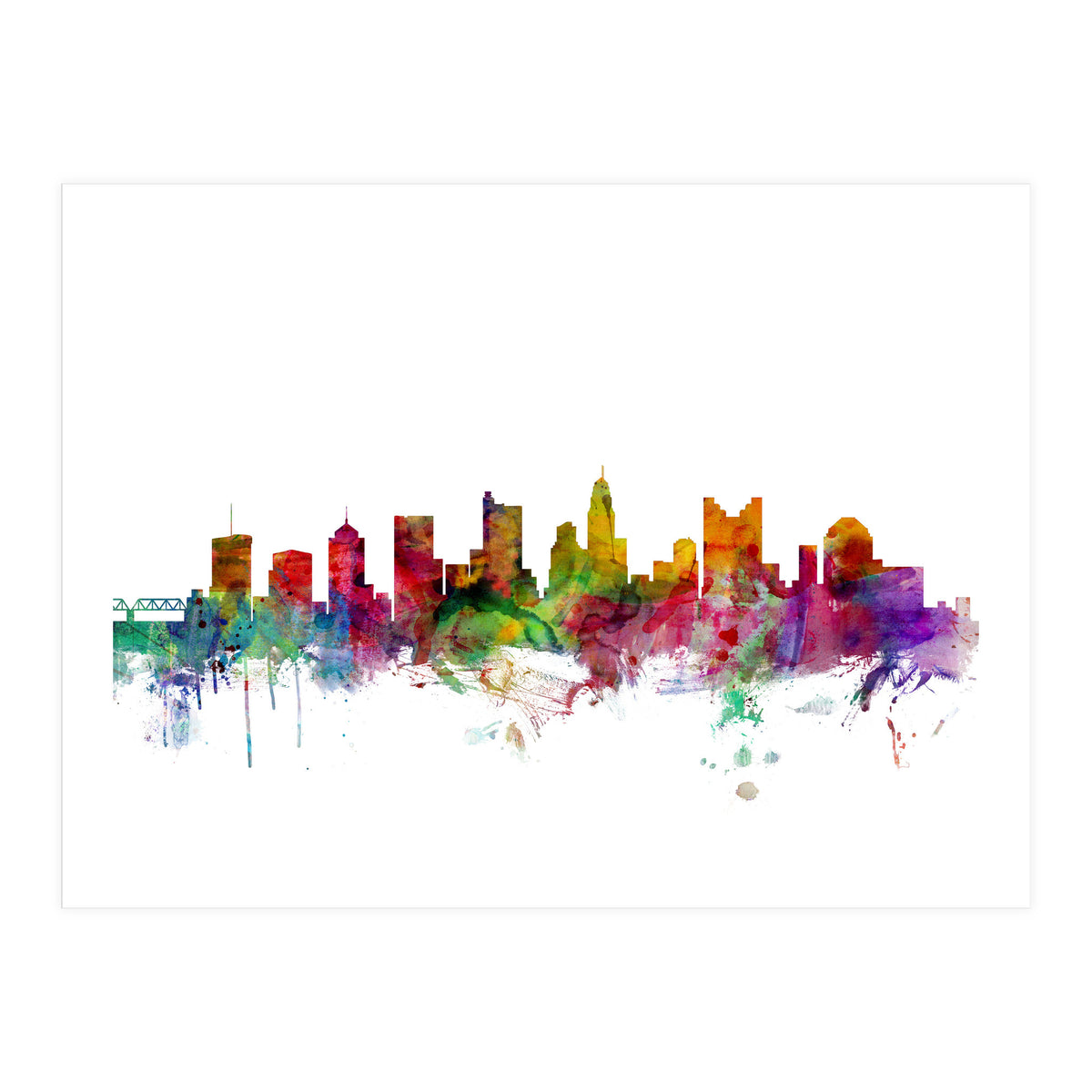 Columbus Ohio Skyline (Print Only)