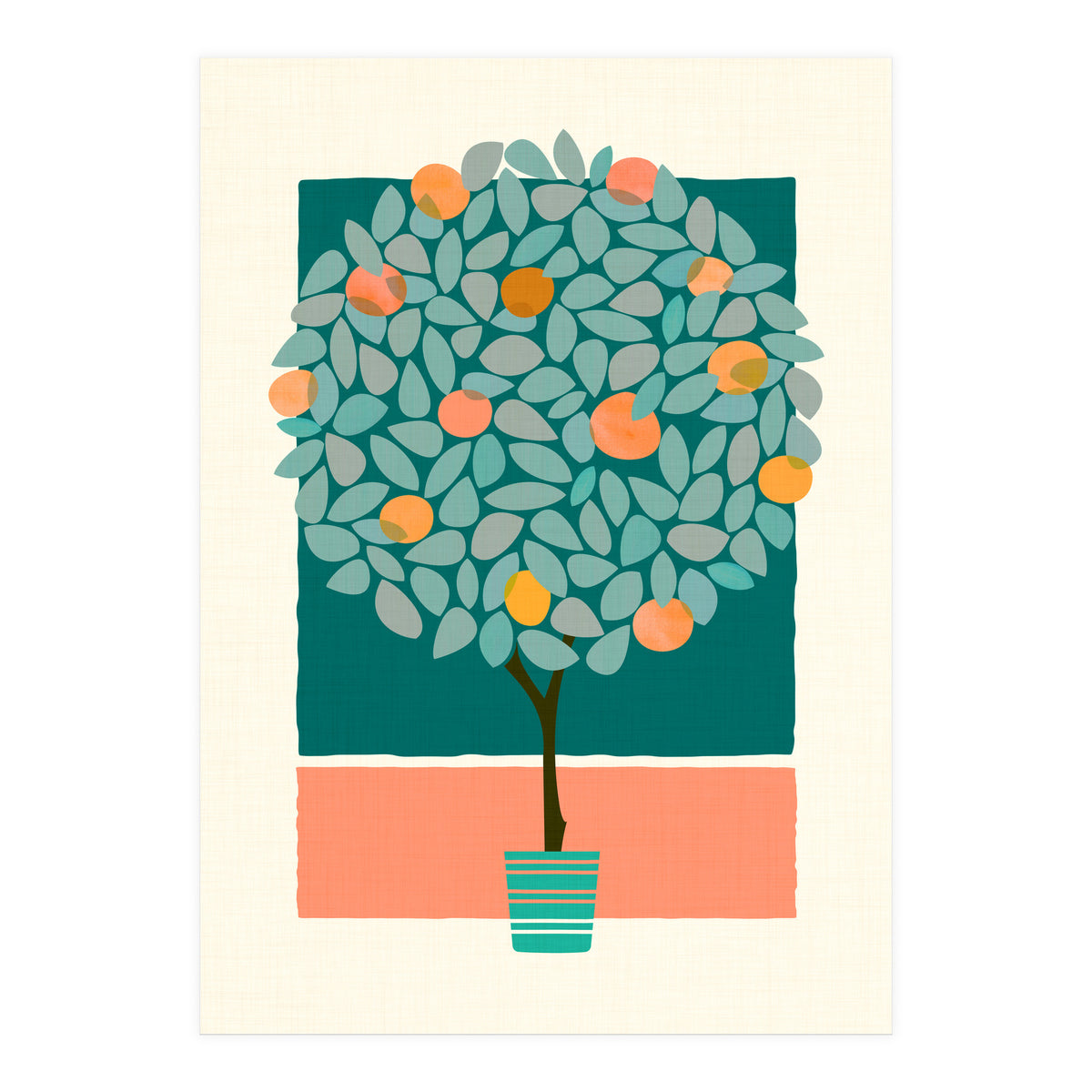 Fruit Tree Topiary (Print Only)