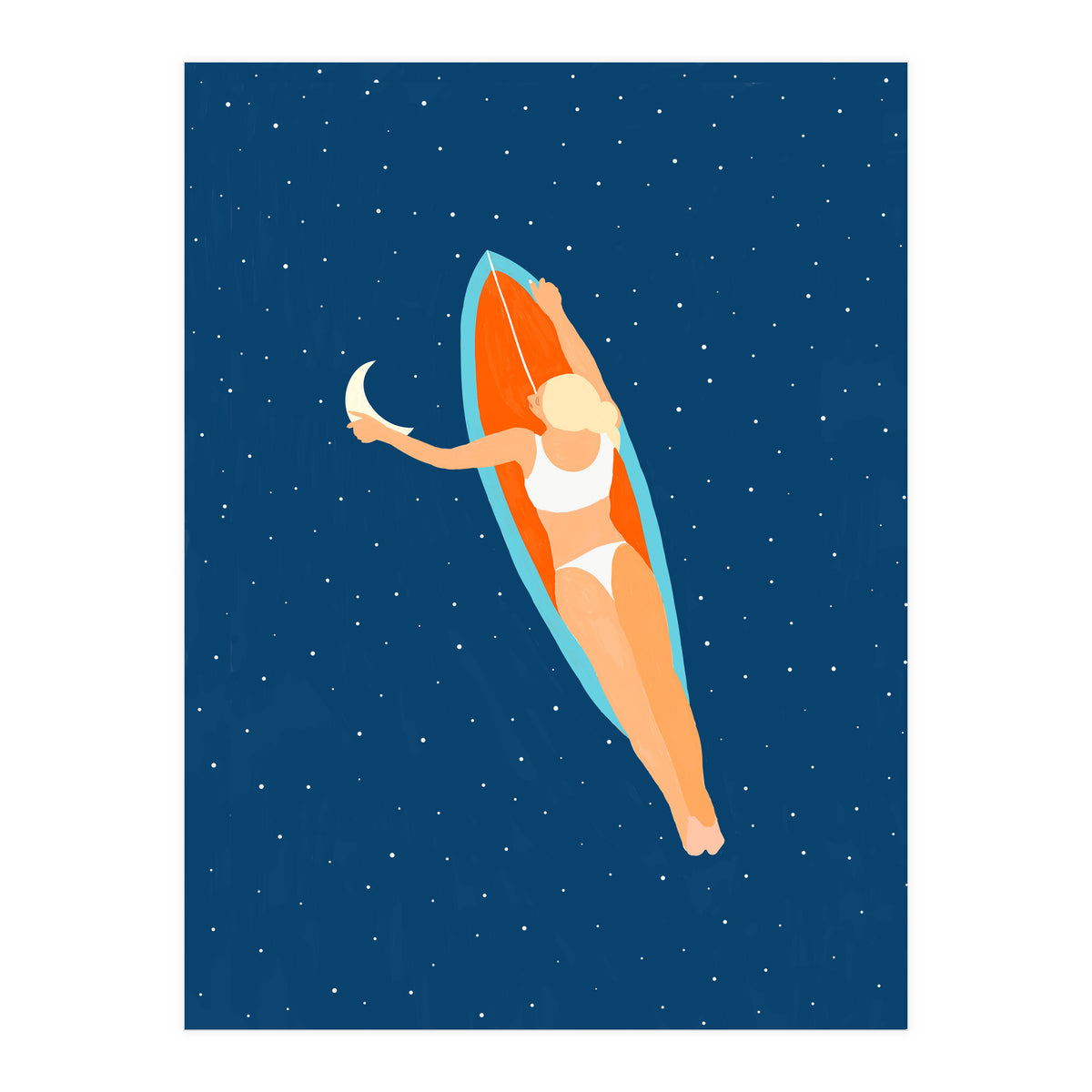 Moon Surfing (Print Only)