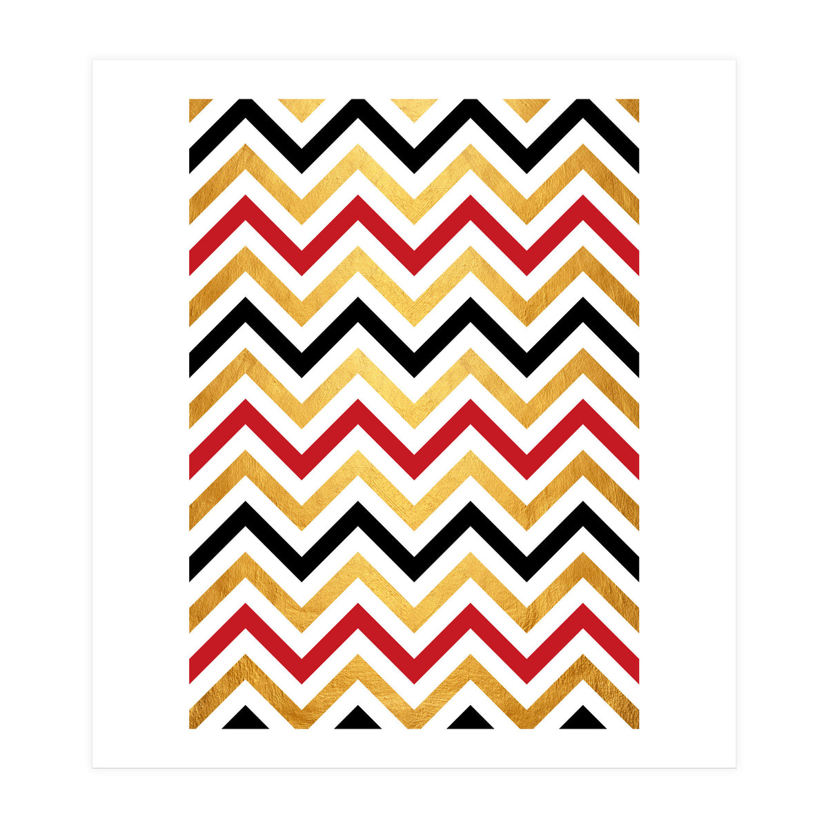 Chevron Golden II (Print Only)