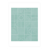 My Favorite Geometric Patterns No.25 - Light Blue (Print Only) thumbnail